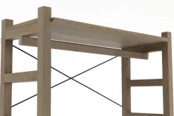 Flamant Aber, Etagere A Chaussures, Chene Patine, Avec Tringle De Placard New