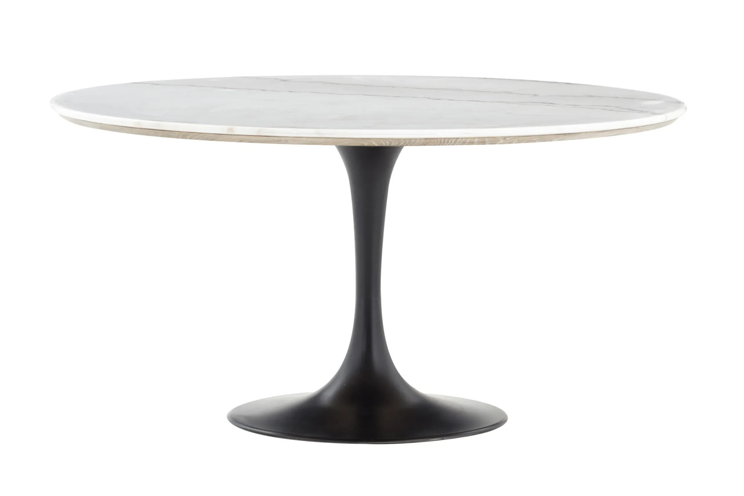 Flamant Aboah, Table A Manger, Ronde, Marbre Blanc, 145 Cm Best