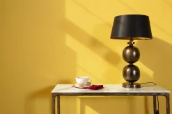 Flamant Annelie, Lampe De Table, Finition Laiton Antique New