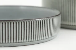 Flamant Architecto, Assiette A Pates, Ceramique, Gris Hot