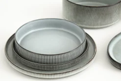 Flamant Architecto, Assiette, Ceramique, Gris, 25,5Cm Clearance