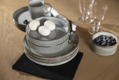 Flamant Architecto, Assiette, Ceramique, Gris, 25,5Cm Clearance