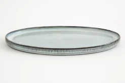 Flamant Architecto, Assiette De Service, Ceramique, Gris Clearance