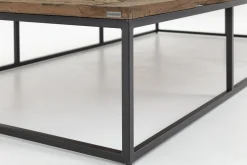 Flamant Archy, Table Basse, Rectangulaire, Bois Et Metal Discount