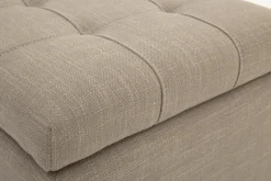 Flamant Aubiz, Pouf, Tissu, Avec Couvercle New