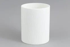 Flamant Ayla, Vase, Verre, Blanc, O17,5X21,5H Online