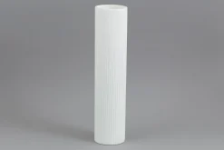 Flamant Ayla, Vase, Verre, Blanc, O10,5X44H Sale