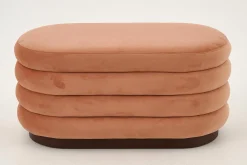 Flamant Beatrice, Pouf, Ovale, Rose Discount