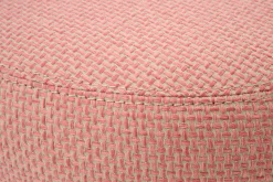 Flamant Beatrice, Pouf, Rond, Rose Clearance