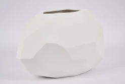 Flamant Belinda, Vase, Ceramique, Blanc, Modele 1 Clearance