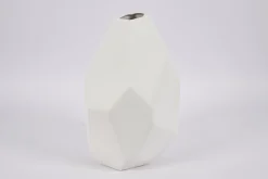 Flamant Belinda, Vase, Ceramique, Blanc, Modele 2 New