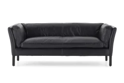 Flamant Bellamy, Canape, Noir, Cuir, 2,5 Places Clearance