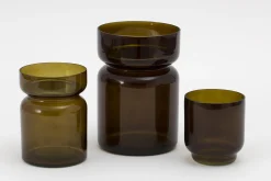 Flamant Berami, Photophore, Verre, Marron Hot