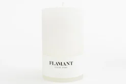 Flamant Beth, Bougie, Couleur Blanc, 9X15Cm Sale