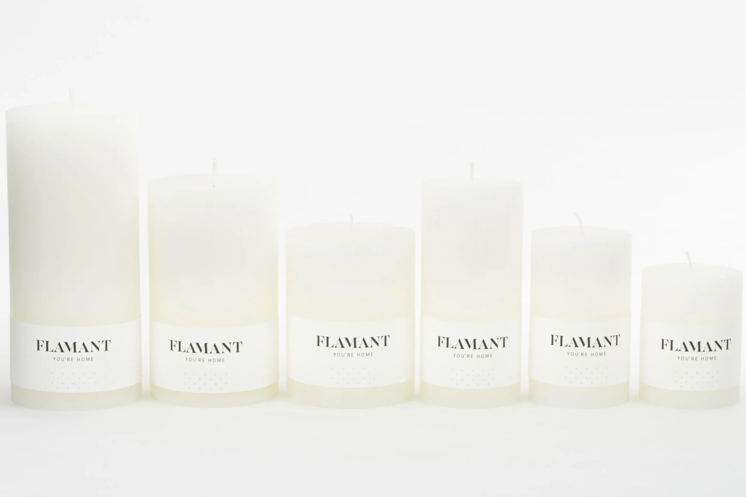 Flamant Beth, Bougie, Couleur Blanc, 9X15Cm Sale