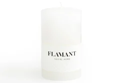 Flamant Beth, Bougie, Couleur Blanc, 7X11,5Cm Clearance