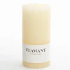 Flamant Beth, Bougie, Couleur Creme, 7X15Cm Outlet