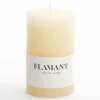 Flamant Beth, Bougie, Couleur Creme, 7X11,5Cm Hot