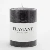 Flamant Beth, Bougie, Couleur Noir, 7X9Cm Discount