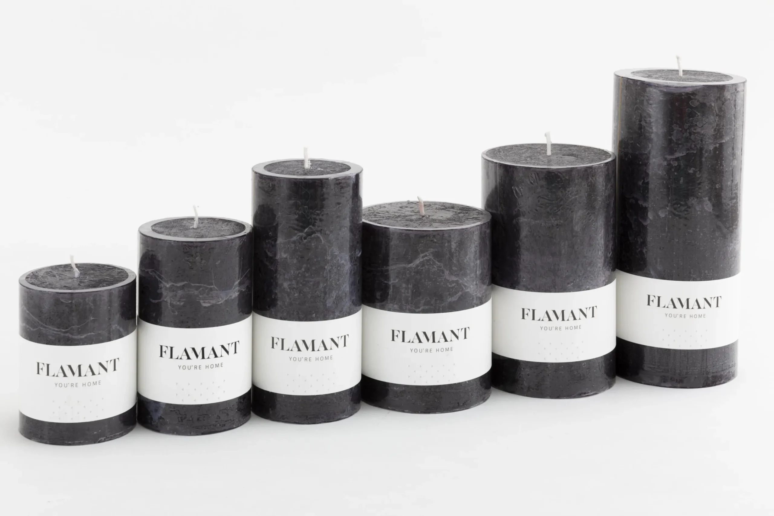 Flamant Beth, Bougie, Couleur Noir, 9X11,5Cm Sale