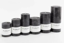 Flamant Beth, Bougie, Couleur Noir, 9X15Cm Best