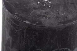 Flamant Beth, Bougie, Couleur Noir, 9X20Cm