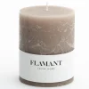 Flamant Beth, Bougie, Couleur Taupe, 9X11,5Cm Outlet