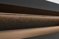 Flamant Bjorn, Buffet, Noir, 4 Portes, Avec Lumieres Led A Intensite Variable Outlet