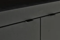 Flamant Bjorn, Buffet, Noir, 4 Portes, Avec Lumieres Led A Intensite Variable Outlet