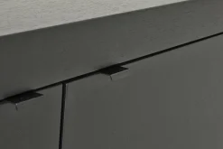 Flamant Bjorn, Meuble Tv, Noir, 2 Portes, 4 Tiroirs Hot