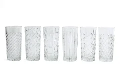 Flamant Bogart, Grand Verre, Coupe A La Main, Ensemble De 6 Clearance