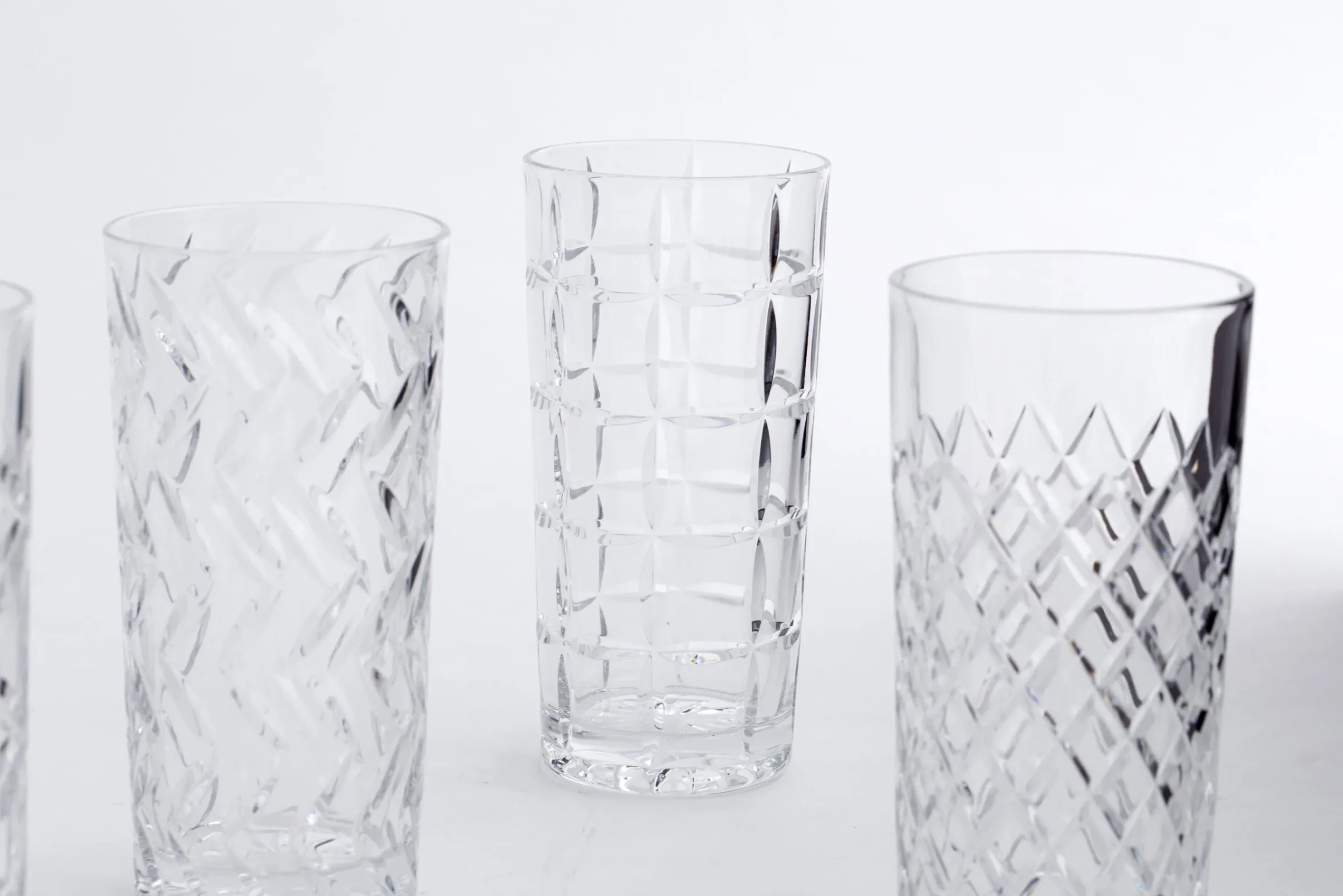 Flamant Bogart, Grand Verre, Coupe A La Main, Ensemble De 6 Clearance