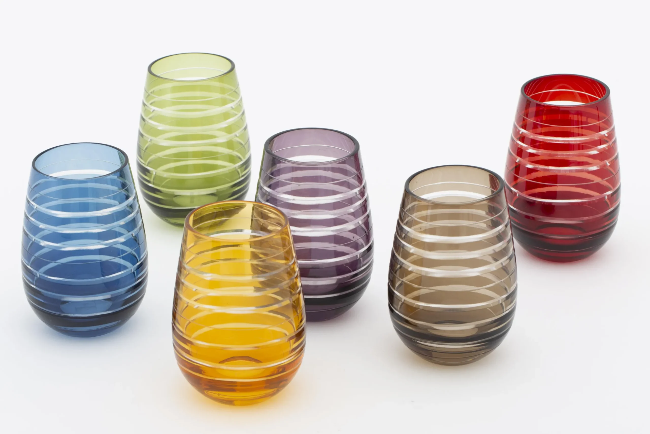 Flamant Brahms, Verre, Differentes Couleurs, Ensemble De 6 Discount