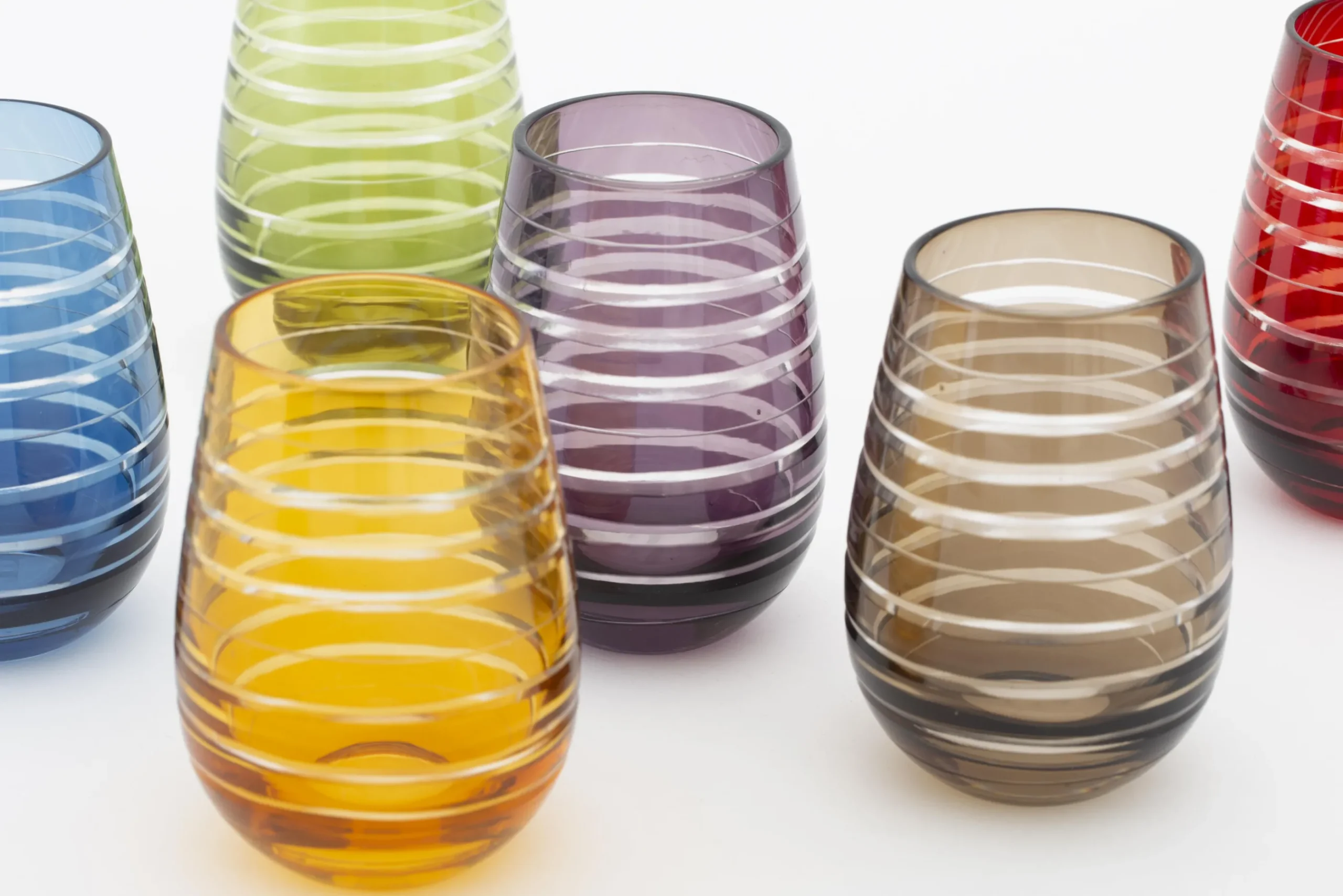 Flamant Brahms, Verre, Differentes Couleurs, Ensemble De 6 Discount