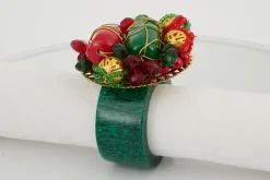 Flamant Brava, Rond De Serviette, Perles Best