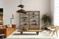 Flamant Bruno, Fauteuil, Chene, Roseau, Avec Coussin New