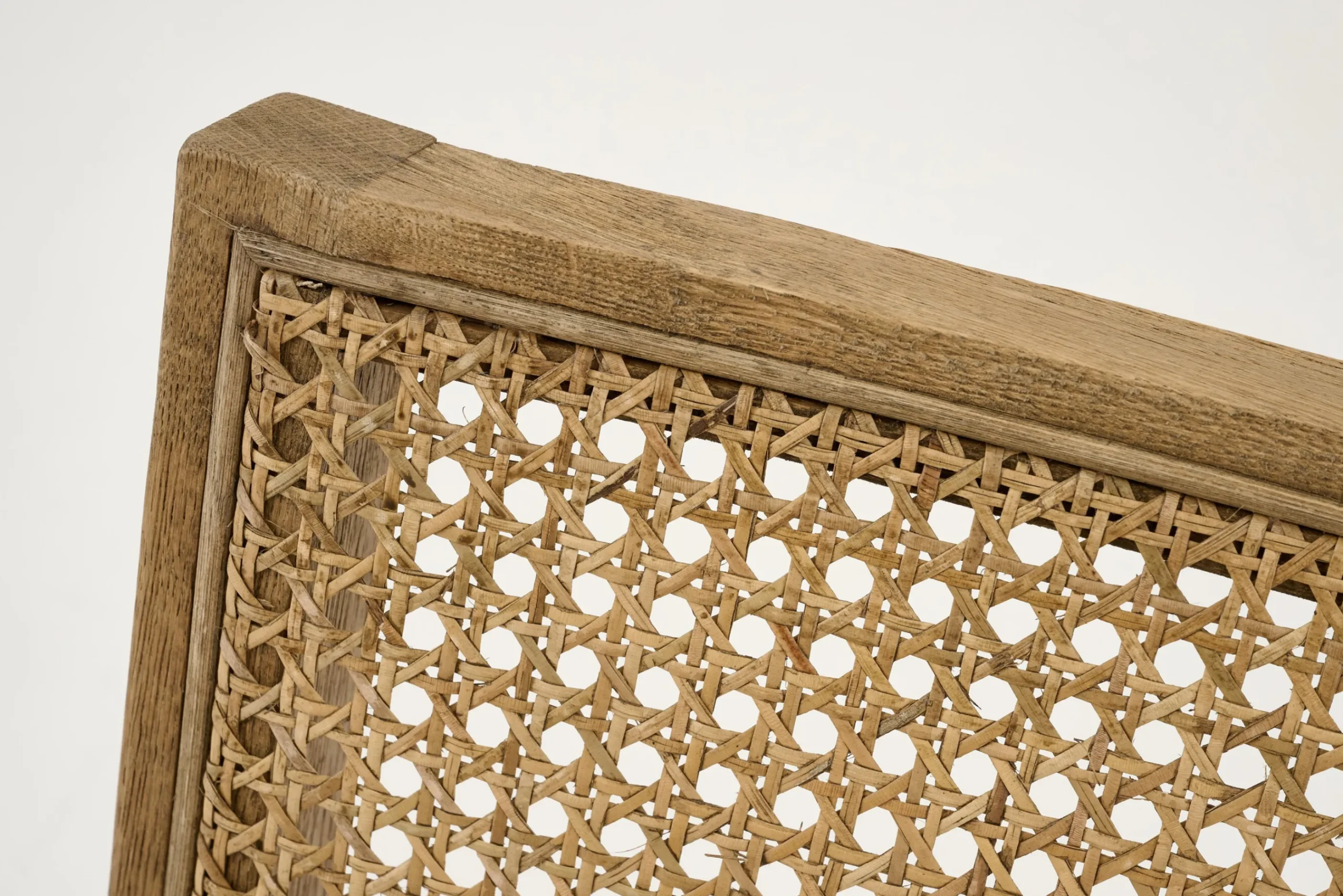 Flamant Bruno, Fauteuil, Chene, Roseau, Avec Coussin New