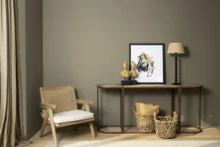 Flamant Bruno, Fauteuil, Chene, Roseau, Avec Coussin New