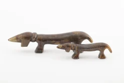 Flamant Calum, Chien, Bronze Cuivre, L Sale