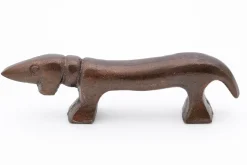 Flamant Calum, Chien, Bronze Cuivre, S Hot