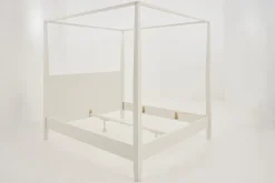 Flamant Cape Cod, Lit A Baldaquin, Blanc, 180 Cm Best