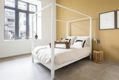 Flamant Cape Cod, Lit A Baldaquin, Blanc, 180 Cm Best