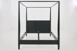 Flamant Cape Cod, Lit A Baldaquin, Noir, 180 Cm Best