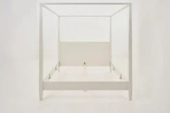 Flamant Cape Cod, Lit A Baldaquin, Blanc, 160 Cm