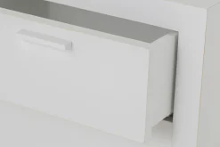 Flamant Cape Cod, Table De Chevet, Bois De Pin, Blanc