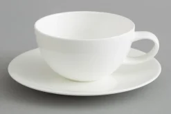 Flamant Cathy, Tasse Et Soucoupe, Porcelaine, Blanc, 200Ml Discount