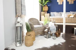 Flamant Charme, Lanterne, Acier Et Verre, M Clearance