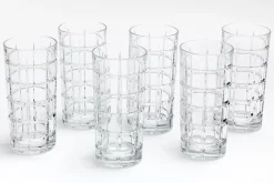 Flamant Chopin, Grand Verre, Coupe A La Main, Ensemble De 6 Clearance