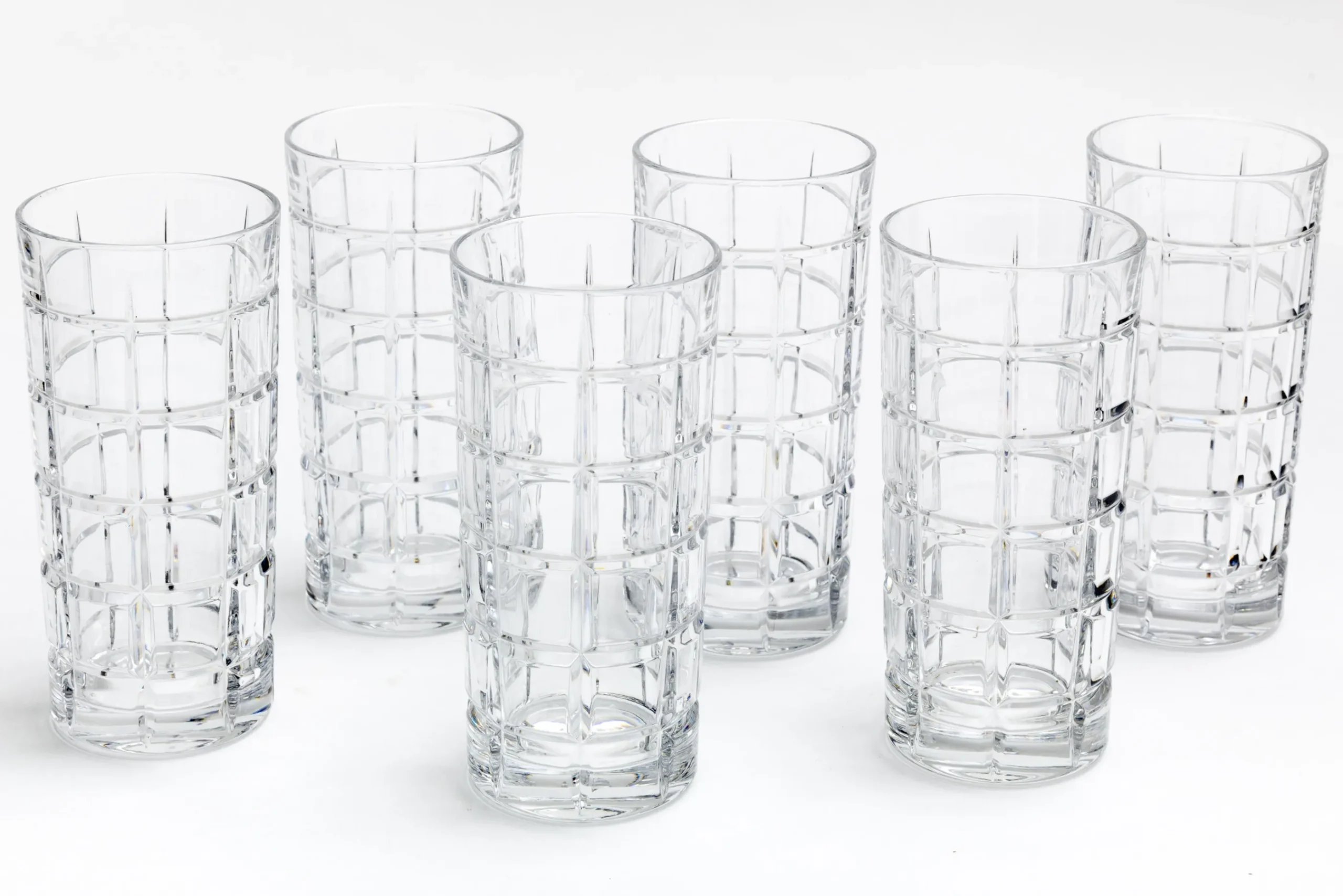 Flamant Chopin, Grand Verre, Coupe A La Main, Ensemble De 6 Clearance