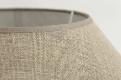 Flamant Circum, Abat-Jour, Naturel, Conique, 55 Cm